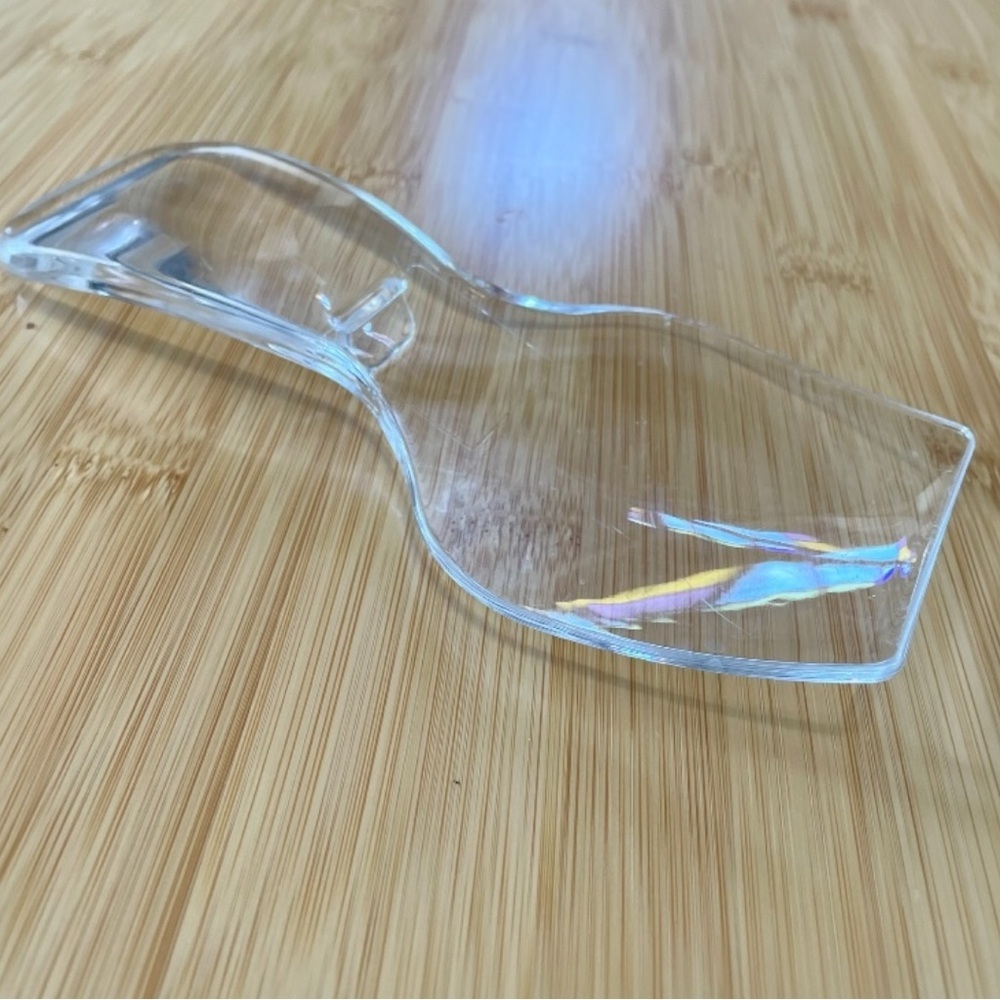 Acrylic spoon rest, retro, sleek